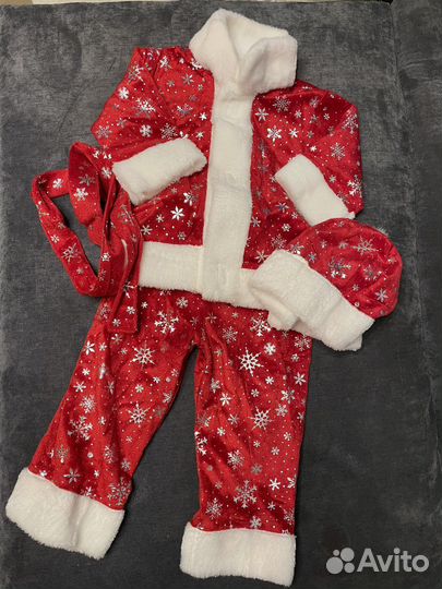 Костюм Деда мороза детский 110