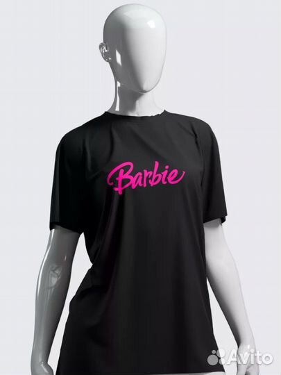 Черная футболка оверсайз