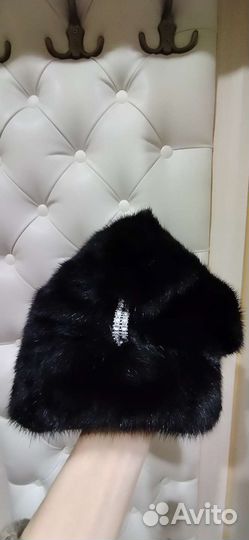 Шапка норковая женская