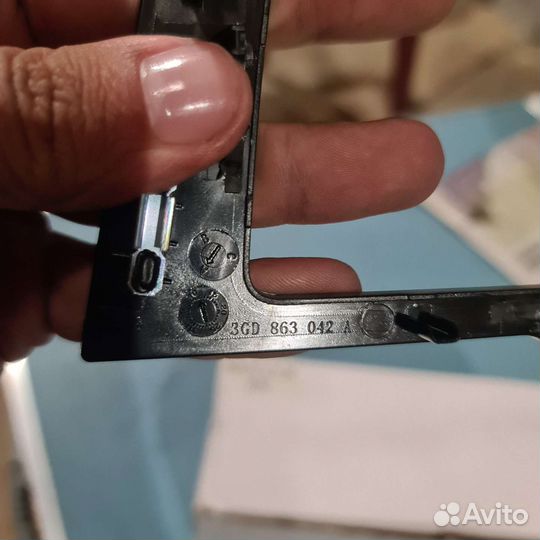 Рамка сенсорного блока климата контроля vag