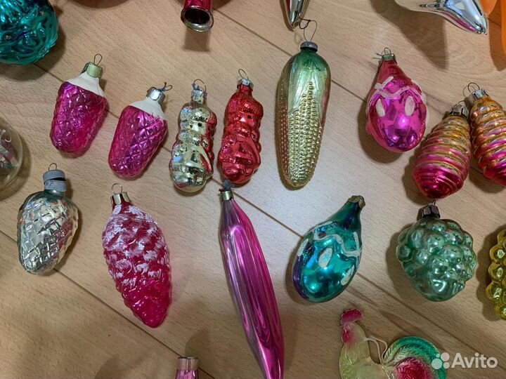 Елочные игрушки СССР (пакетом )