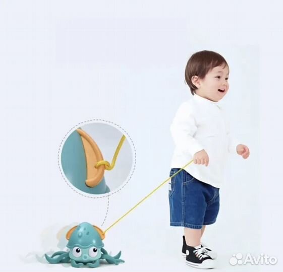 Игрушка осьминог заводной