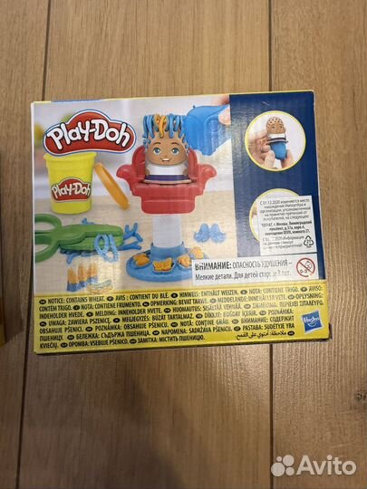 Наборы для лепки Play-Doh мороженое и парик