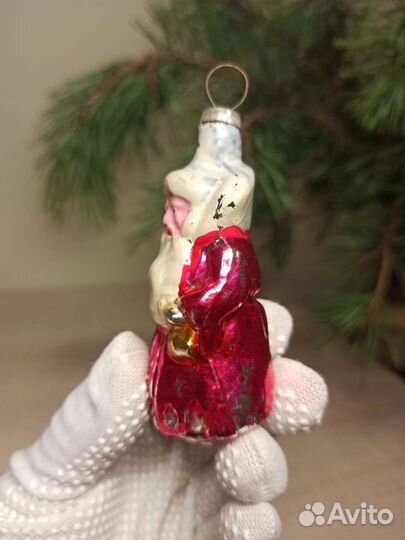 Игрушка Ёлочная Новогодняя Дед Мороз СССР