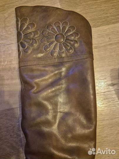 Сапоги женские натуральная кожа р.41