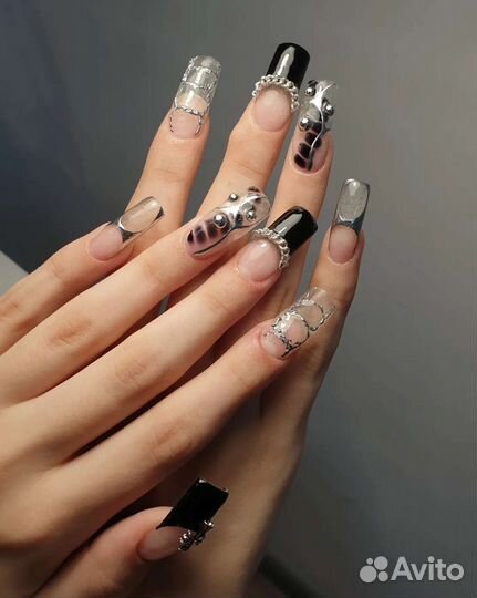 Маникюр наращивание