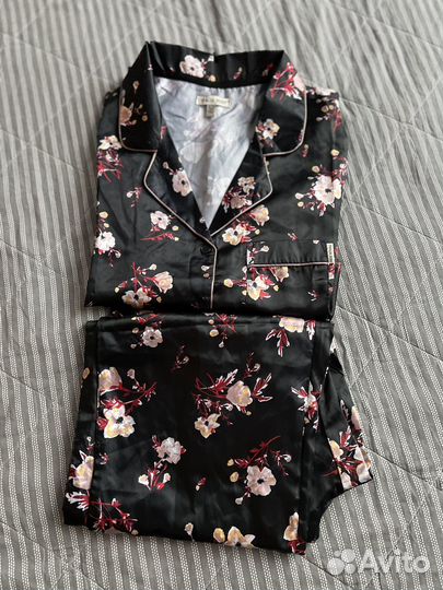 Домашний атласный костюм/пижама