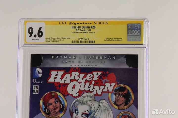 Комикс Харли Квинн #26 с автографом