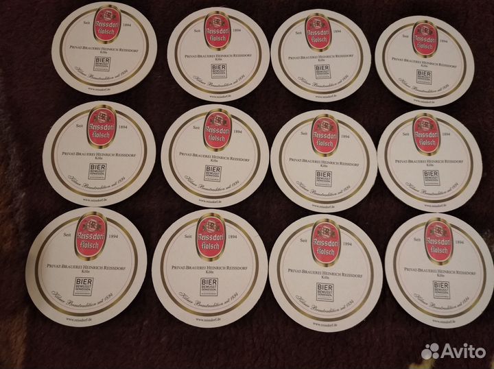 Серия пивных подставок Reissdorf Kolsch