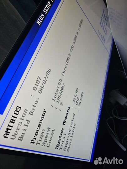 Материнская плата Asus P5L 1394, Core 2 Duo E6300