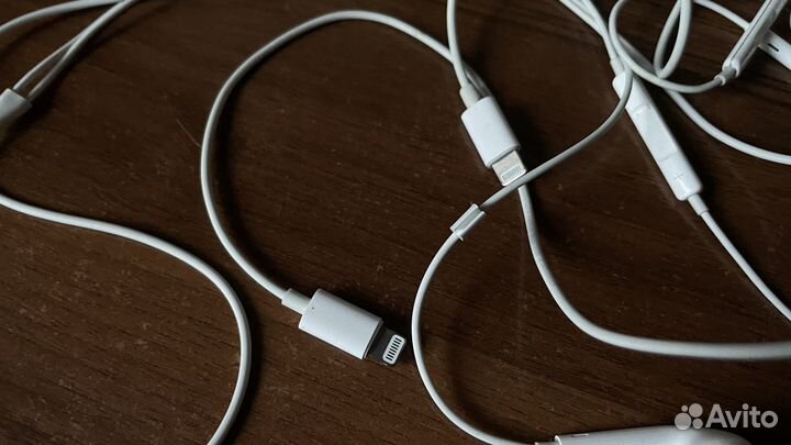 Наушники apple проводные lightning