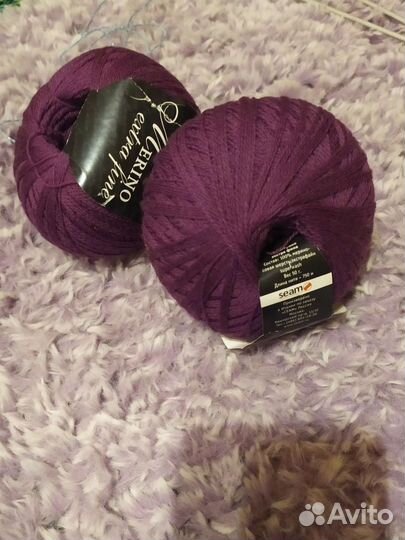 Пряжа для вязания меринос extrafine