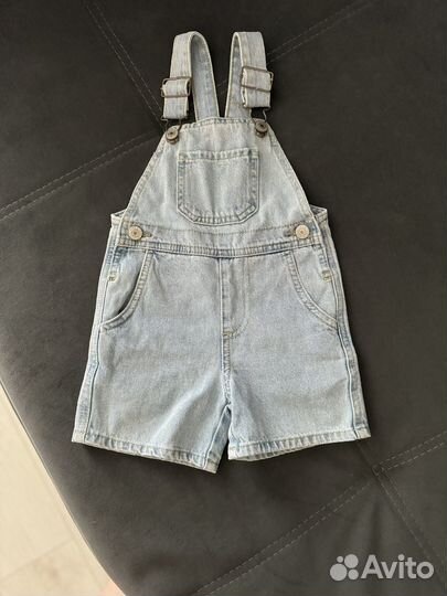 Джинсовый комбинезон шортами 80