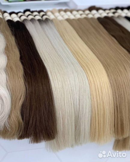 Волосы для наращивания Густые концы 50-70 см