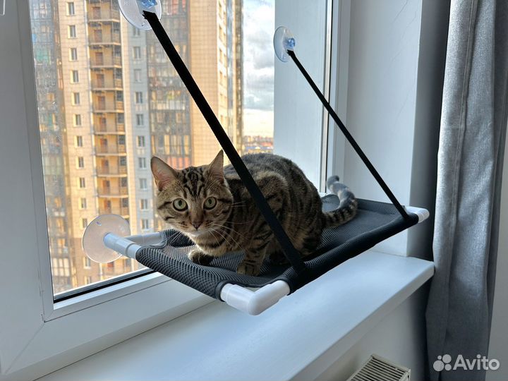 Гамак лежанка для кошек на окно