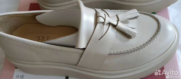 Лоферы женские 39 натуральная кожа