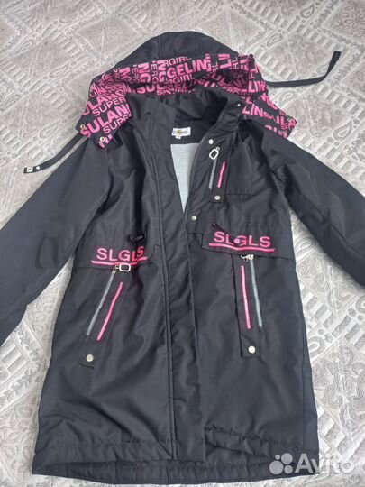 Пальто демисезонное для девочки 158