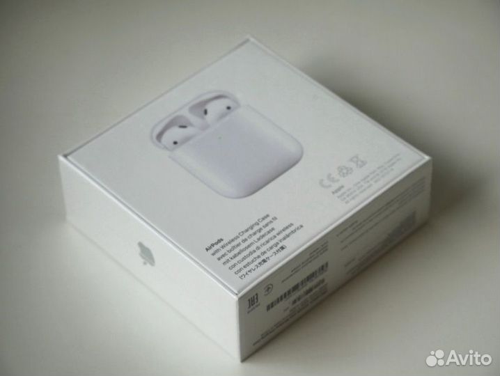 Airpods 2 premium + Гарантия + Чехол