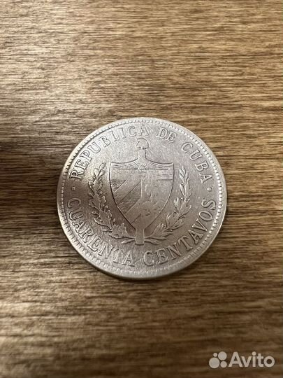 40 сентаво Куба 1915