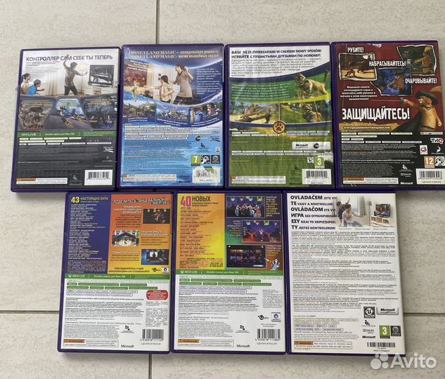 Игры на xbox 360 kinect б/у