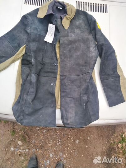 Костюм сварщика новый кожаный