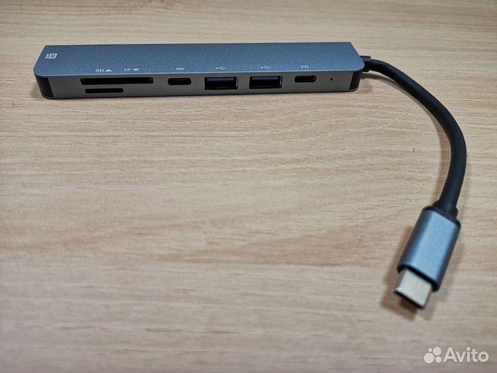 Док-станция Type-C универс для ноутбука телеф 7in1