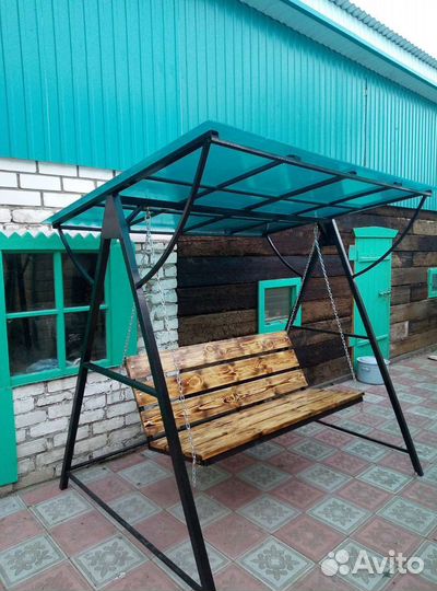 Изготовление садовых качелей, лавок