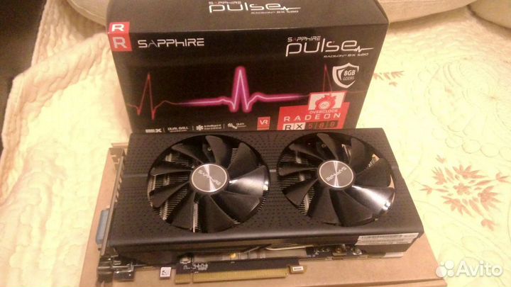 Видеокарта rx580 8gb sapphire nitro