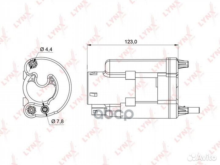 Фильтр топливный LF989M lynxauto