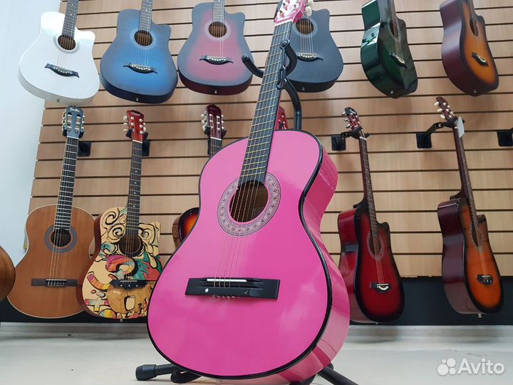 Акустическая гитара новая