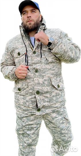 Куртка камуфляжная мужская зимняя 56-58