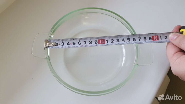 Жаропрочное стеклянное блюдо