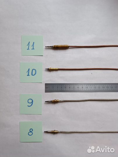 Термопары для газовых варочных панелей и духовок
