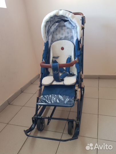 Санки коляска Nika 7-8к