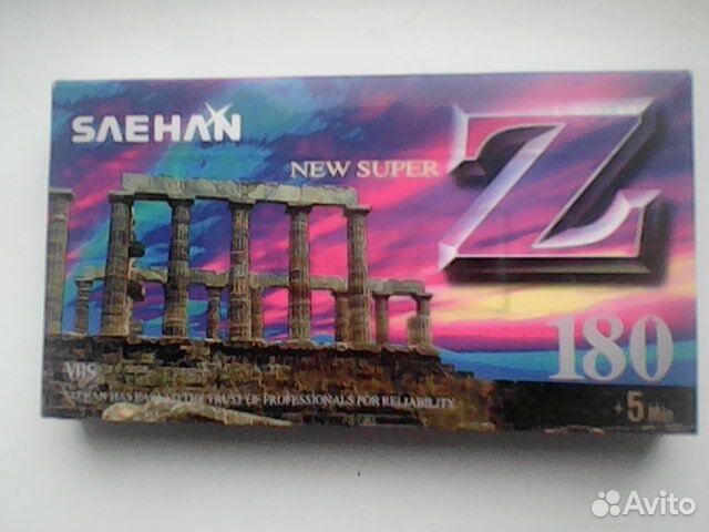 Видеокассета saehan 180+5 min