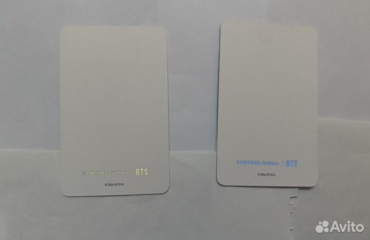 BTS карты Samsung Jungkook/ RM