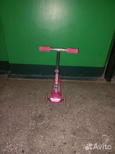 Самокат детский трехколесный бу
