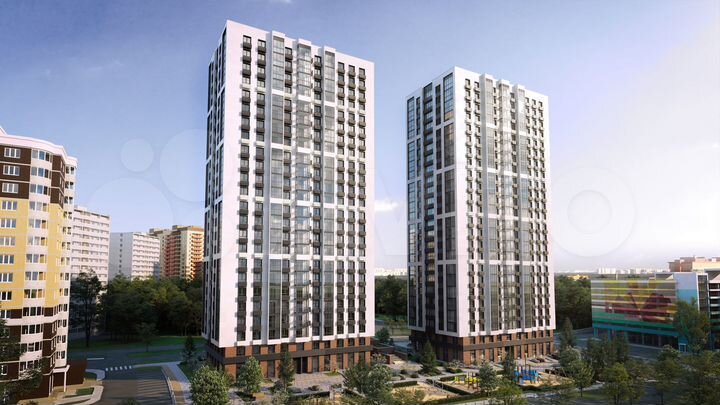 3-к. квартира, 52,4 м², 12/24 эт.