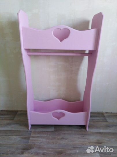 Вешалка с полкой