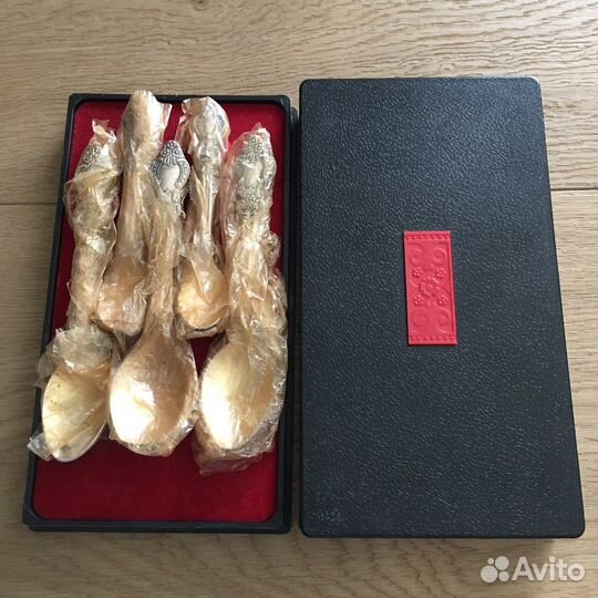 Набор ложек 13 штук. Мельхиор, серебрение