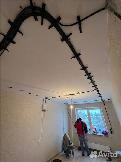 Монтаж проводки в кабель-канале