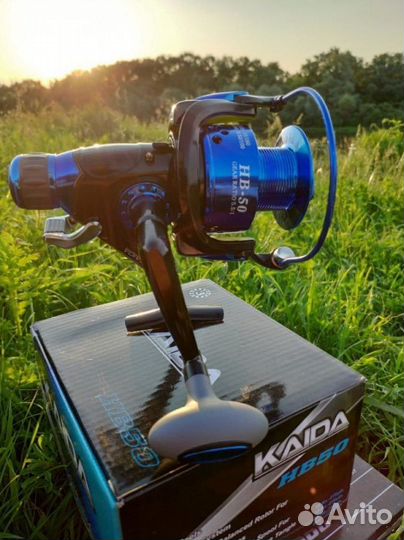 Катушка Kaida HB50 с байтраннером