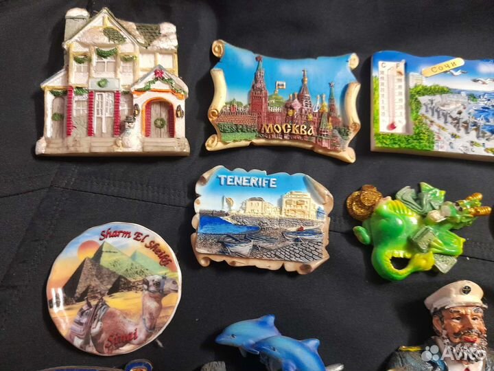 Магниты на холодильник пакетом