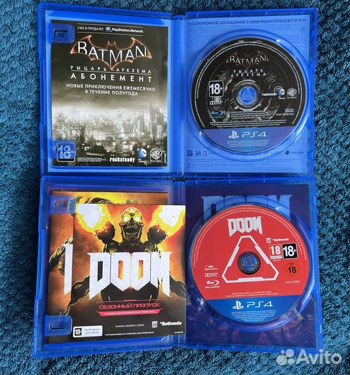 Batman Arkham Knight/Doom ps4