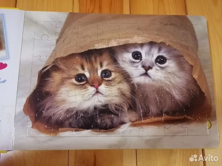 Книга-пазл о котиках новая