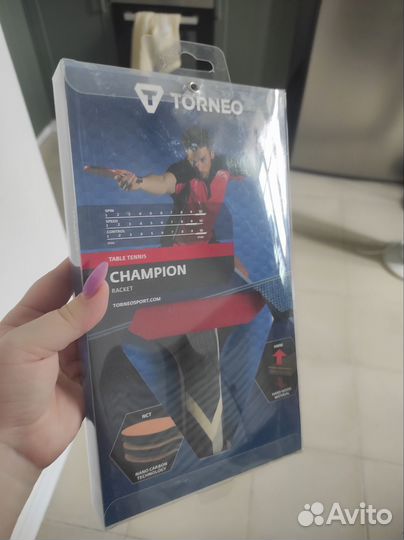 Ракетка для настольного тенниса Torneo Champion
