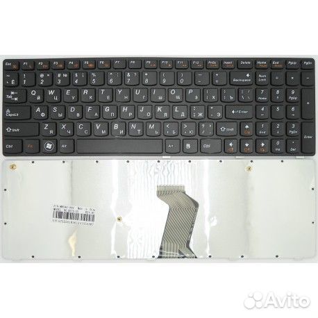 Клавиатура новая ноутбука Lenovo B570, V570, Z570