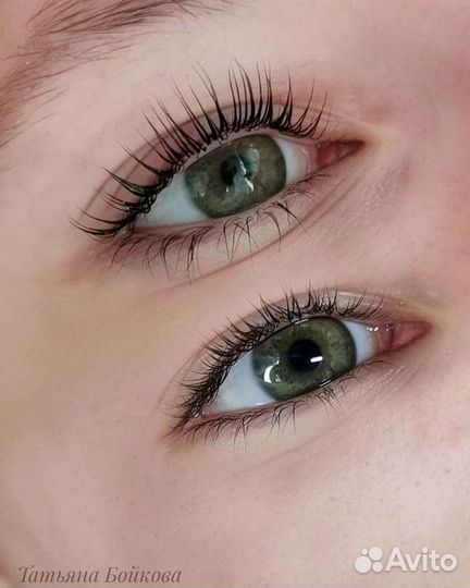 Ламинирование, Вельвет ресниц и бровей