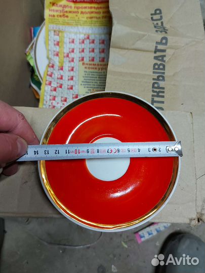 Тарелка декоративная дулево СССР