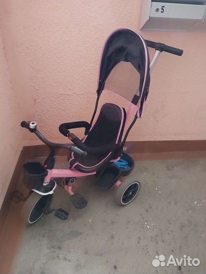 Детский велосипед с ручкой бу